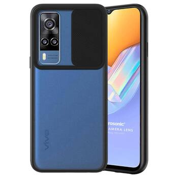 Microsonic Vivo Y51A Kılıf Slide Camera Lens Protection Siyah Microsonic Vivo Y51A Kılıf Slide Camera Lens Protection Siyah