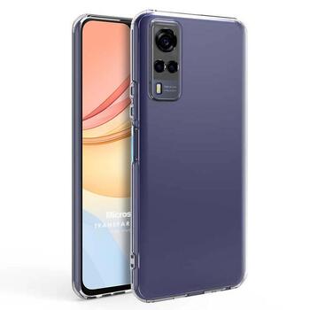 Microsonic Vivo Y51A Kılıf Transparent Soft Beyaz Microsonic Vivo Y51A Kılıf Transparent Soft Beyaz