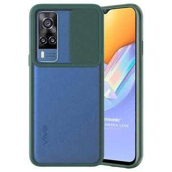 Microsonic Vivo Y53s Kılıf Slide Camera Lens Protection Koyu Yeşil Microsonic Vivo Y53s Kılıf Slide Camera Lens Protection Koyu Yeşil