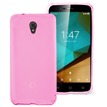 Microsonic Vodafone Smart Style 7 Kılıf Transparent Soft Pembe