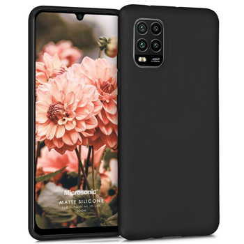 Microsonic Xiaomi Mi 10 Lite Zoom Kılıf Matte Silicone Siyah Microsonic Xiaomi Mi 10 Lite Zoom Kılıf Matte Silicone Siyah