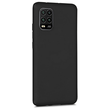 Microsonic Xiaomi Mi 10 Lite Zoom Kılıf Matte Silicone Siyah