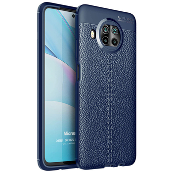 Microsonic Xiaomi Mi 10T Lite Kılıf Deri Dokulu Silikon Lacivert Microsonic Xiaomi Mi 10T Lite Kılıf Deri Dokulu Silikon Lacivert