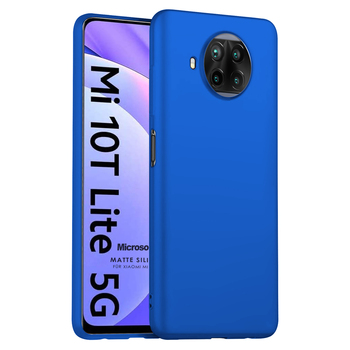 Microsonic Xiaomi Mi 10T Lite Kılıf Matte Silicone Mavi Microsonic Xiaomi Mi 10T Lite Kılıf Matte Silicone Mavi