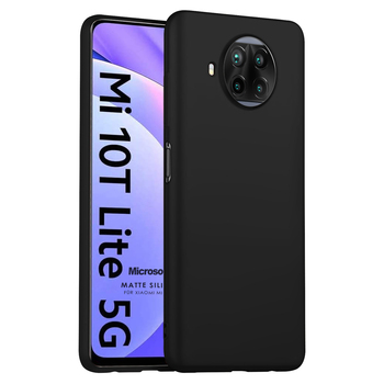 Microsonic Xiaomi Mi 10T Lite Kılıf Matte Silicone Siyah Microsonic Xiaomi Mi 10T Lite Kılıf Matte Silicone Siyah