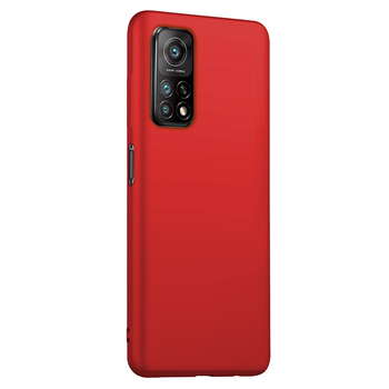 Microsonic Xiaomi Mi 10T Kılıf Matte Silicone Kırmızı