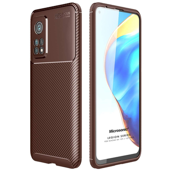 Microsonic Xiaomi Mi 10T Pro Kılıf Legion Series Kahverengi Microsonic Xiaomi Mi 10T Pro Kılıf Legion Series Kahverengi