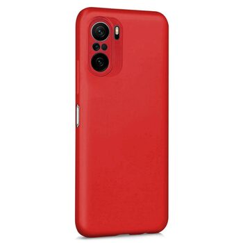 Microsonic Xiaomi Mi 11i Kılıf Matte Silicone Kırmızı