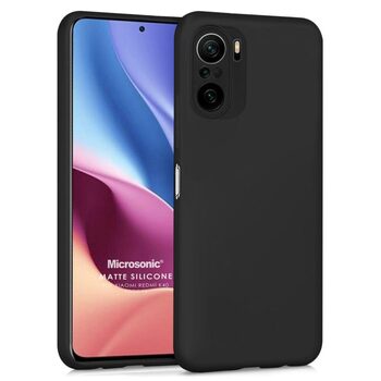 Microsonic Xiaomi Mi 11i Kılıf Matte Silicone Siyah Microsonic Xiaomi Mi 11i Kılıf Matte Silicone Siyah