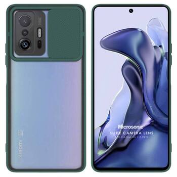 Microsonic Xiaomi Mi 11T Kılıf Slide Camera Lens Protection Koyu Yeşil Microsonic Xiaomi Mi 11T Kılıf Slide Camera Lens Protection Koyu Yeşil
