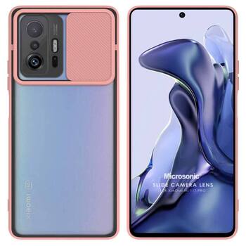 Microsonic Xiaomi Mi 11T Kılıf Slide Camera Lens Protection Pembe Microsonic Xiaomi Mi 11T Kılıf Slide Camera Lens Protection Pembe