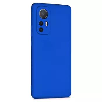 Microsonic Xiaomi Mi 12 Lite Kılıf Matte Silicone Mavi