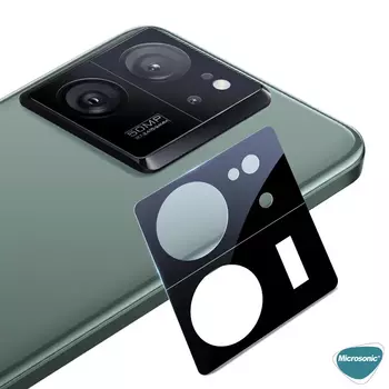 Microsonic Xiaomi Mi 13T Kamera Lens Koruma Camı V2 Siyah