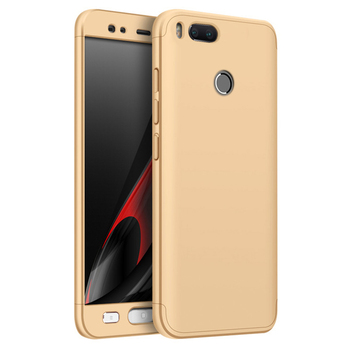 Microsonic Xiaomi Mi 5X Kılıf Double Dip 360 Protective AYS Gold Microsonic Xiaomi Mi 5X Kılıf Double Dip 360 Protective AYS Gold