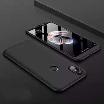Microsonic Xiaomi Mi 8 Kılıf Double Dip 360 Protective Siyah