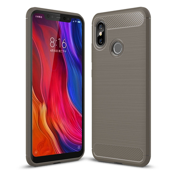 Microsonic Xiaomi Mi 8 Kılıf Room Silikon Gri