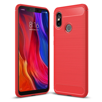 Microsonic Xiaomi Mi 8 Kılıf Room Silikon Kırmızı Microsonic Xiaomi Mi 8 Kılıf Room Silikon Kırmızı