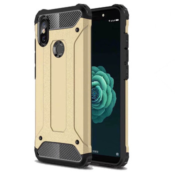 Microsonic Xiaomi Mi A2 Lite Kılıf Rugged Armor Gold Microsonic Xiaomi Mi A2 Lite Kılıf Rugged Armor Gold