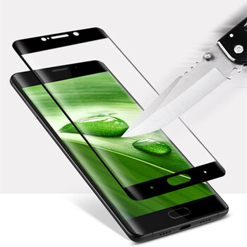 Microsonic Xiaomi Mi Max 2 Kavisli Temperli Cam Ekran Koruyucu Film Siyah