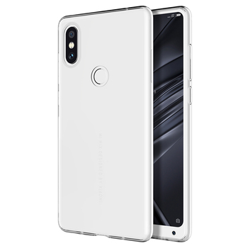 Microsonic Xiaomi Mi Mix 2S Kılıf Transparent Soft Beyaz Microsonic Xiaomi Mi Mix 2S Kılıf Transparent Soft Beyaz