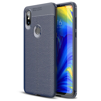 Microsonic Xiaomi Mi Mix 3 Kılıf Deri Dokulu Silikon Lacivert Microsonic Xiaomi Mi Mix 3 Kılıf Deri Dokulu Silikon Lacivert
