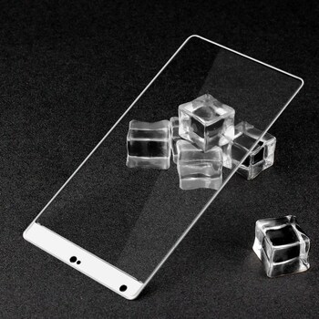 Microsonic Xiaomi Mi Mix Kavisli Temperli Cam Ekran Koruyucu Film Beyaz