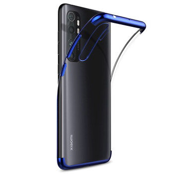 Microsonic Xiaomi Mi Note 10 Lite Kılıf Skyfall Transparent Clear Mavi