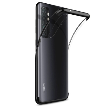 Microsonic Xiaomi Mi Note 10 Lite Kılıf Skyfall Transparent Clear Siyah