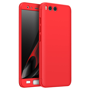 Microsonic Xiaomi Mi Note 3 Kılıf Double Dip 360 Protective AYS Kırmızı