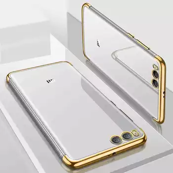 Microsonic Xiaomi Mi6 Kılıf Skyfall Transparent Clear Gold