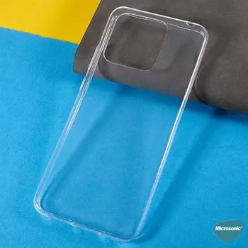 Microsonic Xiaomi Poco C40 Kılıf Transparent Soft Şeffaf
