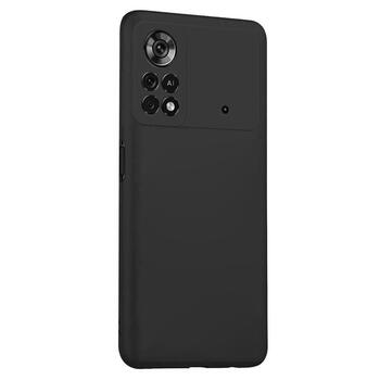 Microsonic Xiaomi Poco M4 Pro 4G Kılıf Matte Silicone Siyah