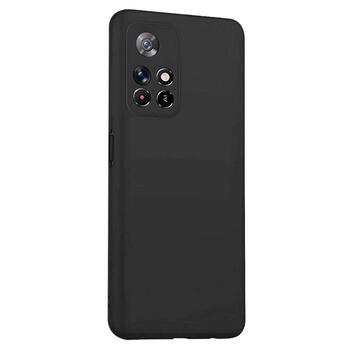 Microsonic Xiaomi Poco M4 Pro Kılıf Matte Silicone Siyah