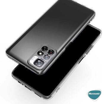 Microsonic Xiaomi Poco M4 Pro Kılıf Transparent Soft Beyaz