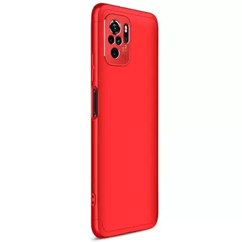 Microsonic Xiaomi Poco M5s Kılıf Double Dip 360 Protective Kırmızı