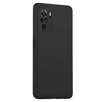Microsonic Xiaomi Poco M5s Kılıf Matte Silicone Siyah