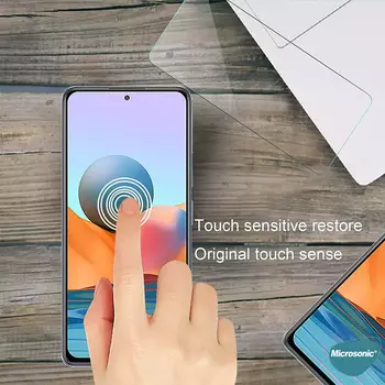 Microsonic Xiaomi Poco M5s Tempered Glass Cam Ekran Koruyucu
