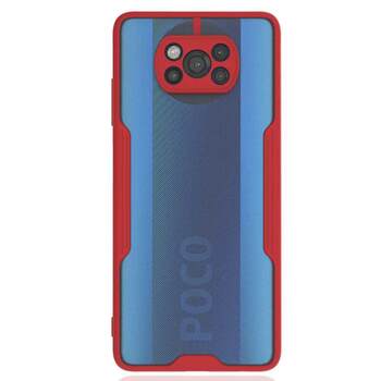Microsonic Xiaomi Poco X3 Pro Kılıf Paradise Glow Kırmızı