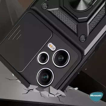 Microsonic Xiaomi Poco X5 Pro Kılıf Impact Resistant Siyah