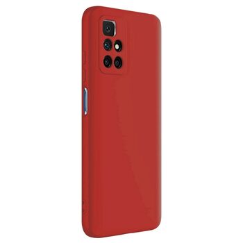 Microsonic Xiaomi Redmi 10 Kılıf Matte Silicone Kırmızı