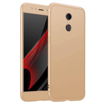 Microsonic Xiaomi Redmi 5 Kılıf Double Dip 360 Protective AYS Gold