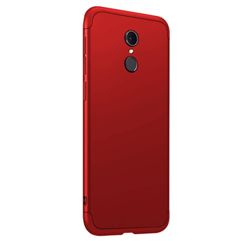 Microsonic Xiaomi Redmi 5 Kılıf Double Dip 360 Protective AYS Kırmızı