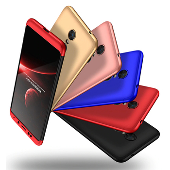 Microsonic Xiaomi Redmi 5 Plus Kılıf Double Dip 360 Protective AYS Rose Gold