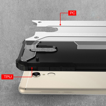 Microsonic Xiaomi Redmi 5 Plus Kılıf Rugged Armor Siyah