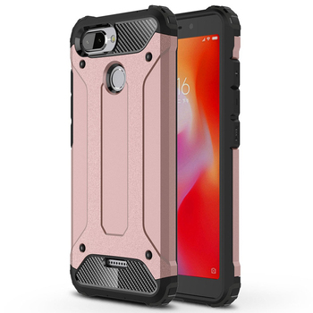 Microsonic Xiaomi Redmi 6 Kılıf Rugged Armor Rose Gold Microsonic Xiaomi Redmi 6 Kılıf Rugged Armor Rose Gold
