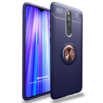 Microsonic Xiaomi Redmi 8 Kılıf Kickstand Ring Holder Lacivert Microsonic Xiaomi Redmi 8 Kılıf Kickstand Ring Holder Lacivert