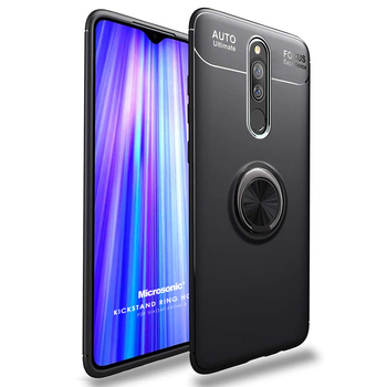 Microsonic Xiaomi Redmi 8 Kılıf Kickstand Ring Holder Siyah Microsonic Xiaomi Redmi 8 Kılıf Kickstand Ring Holder Siyah