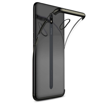 Microsonic Xiaomi Redmi 8A Kılıf Skyfall Transparent Clear Siyah