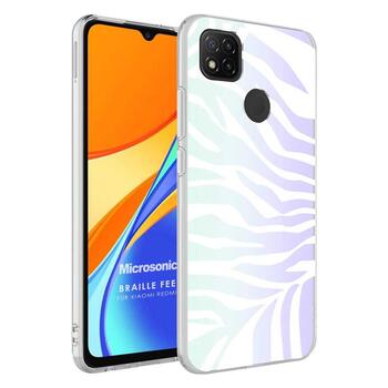Microsonic Xiaomi Redmi 9C Braille Feel Desenli Kılıf Zebra Microsonic Xiaomi Redmi 9C Braille Feel Desenli Kılıf Zebra