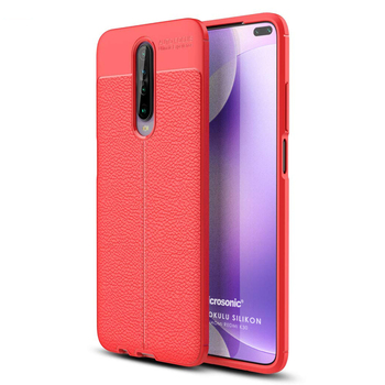Microsonic Xiaomi Redmi K30 Kılıf Deri Dokulu Silikon Kırmızı Microsonic Xiaomi Redmi K30 Kılıf Deri Dokulu Silikon Kırmızı